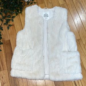 Zara girls fur vest